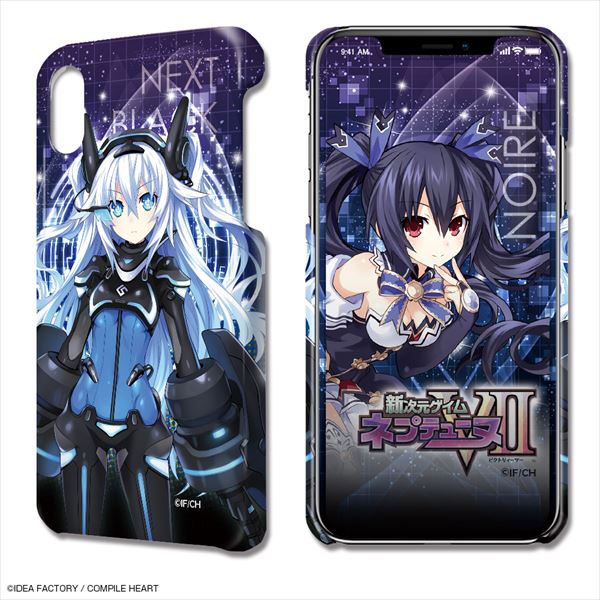 『新次元ゲイム ネプテューヌVII』デザジャケット iPhone XRケース&保護シート デザイン02(ノワール)